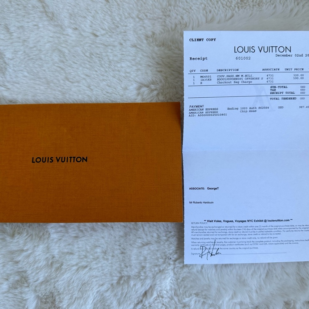 Louis Vuitton Offshore Sneaker Size LV 8.5 Fits US 10.5 - Picture 6 of 6